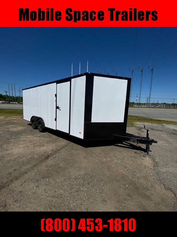 2020 Liberty 8.5X20 White 10K Blackout Semi-Screwless Carhauler Enclosed Cargo Trailer 2020 Liberty 8.5X20 White 10K Blackout Semi-Screwless Carhauler Enclosed Cargo Trailer