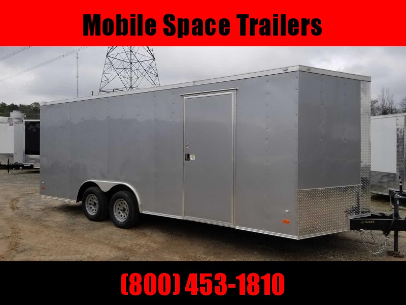 2020 Covered Wagon Trailers 8.5X20 silv Car Hauler Enclosed Cargo Trailer 2020 Covered Wagon Trailers 8.5X20 silv Car Hauler Enclosed Cargo Trailer