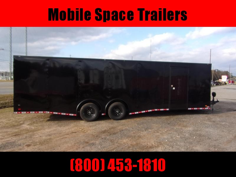 8.5x28 Black Spread axles ramp door Enclosed Cargo14k GVWR 8.5x28 Black Spread axles ramp door Enclosed Cargo14k GVWR