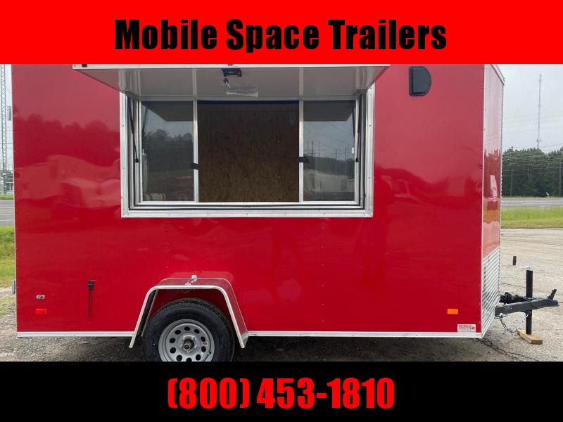 2022 Covered Wagon Trailers 6x12 7' Interior w/ Serving Glass & Screen Vending / Concession Trailer 2022 Covered Wagon Trailers 6x12 7' Interior w/ Serving Glass & Screen Vending / Concession Trailer