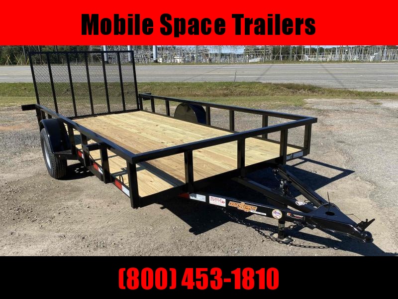 Down 2 Earth Trailers 76x14ut Wood Flat Deck Utility Trailer Down 2 Earth Trailers 76x14ut Wood Flat Deck Utility Trailer