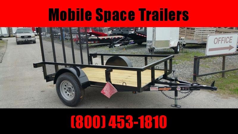 Down 2 Earth Trailers 5x8ut Utility Trailer Tube Rails Down 2 Earth Trailers 5x8ut Utility Trailer Tube Rails