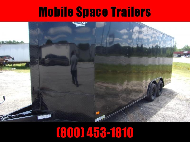 8.5X20 Black 10K Blackout Semi-Screwless Carhauler Enclosed Cargo Trailer 8.5X20 Black 10K Blackout Semi-Screwless Carhauler Enclosed Cargo Trailer