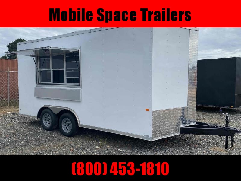 8 5x16 enclosed cargo 3x6 glass and sceen Concession Vending Concession Trailer 8 5x16 enclosed cargo 3x6 glass and sceen Concession Vending Concession Trailer