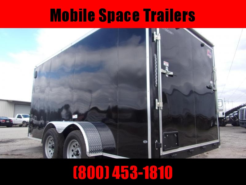 Trailer 7x14 6'3" black W/ Ramp Door Enclosed Cargo screwlessTrailer Trailer 7x14 6'3" black W/ Ramp Door Enclosed Cargo screwlessTrailer