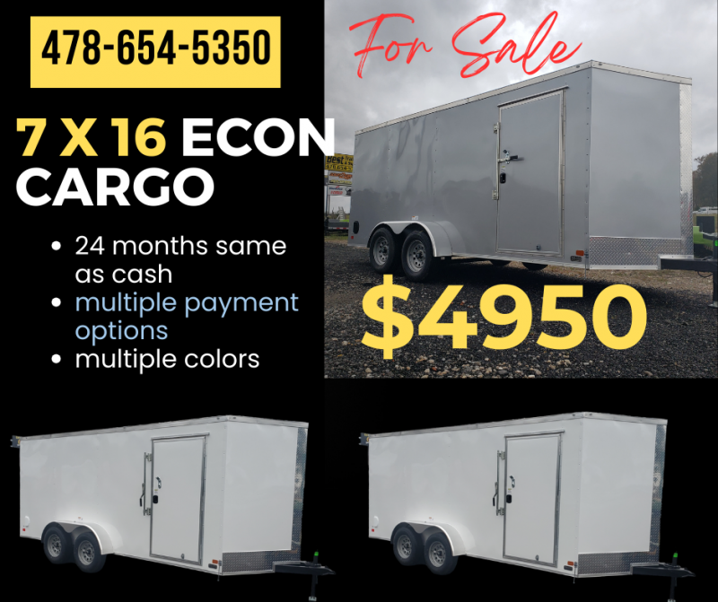 7x16 economy cargo trailer enclosed 28CMeOvjhkfn