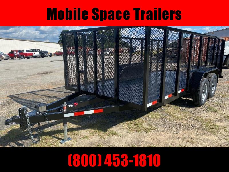 7X16 10k 4' Mesh Side Utility Trailer 7X16 10k 4' Mesh Side Utility Trailer