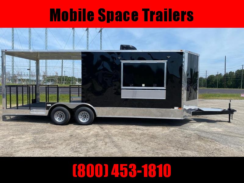 Empire 8.5x22 Concession 16' box 6' Porch Vending / cargo Trailer Empire 8.5x22 Concession 16' box 6' Porch Vending / cargo Trailer