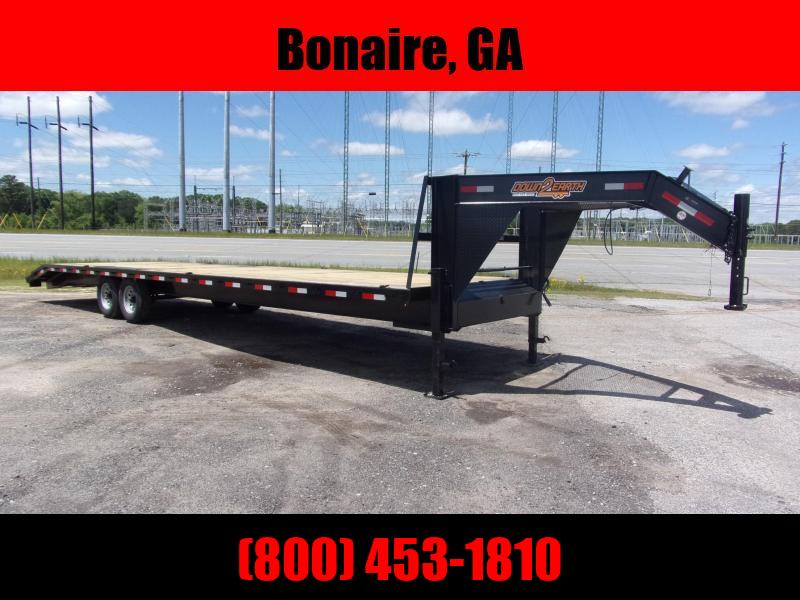 Down 2 Earth Trailers 102" 34' 2 Car Hauler Gooseneck