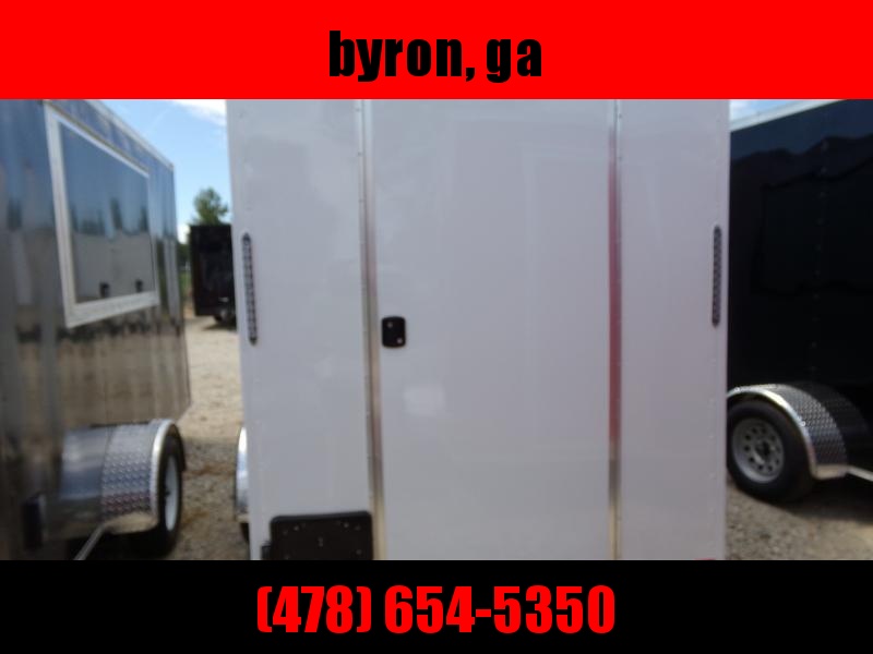Covered Wagon Trailers 6x12 7' 3x6 Glass & Screen Window Yellow Enclosed Cargo Concesion Covered Wagon Trailers 6x12 7' 3x6 Glass & Screen Window Yellow Enclosed Cargo Concesion