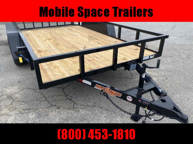 Down 2 Earth Trailers 82X14 Tandem Axle Utility Trailer Down 2 Earth Trailers 82X14 Tandem Axle Utility Trailer