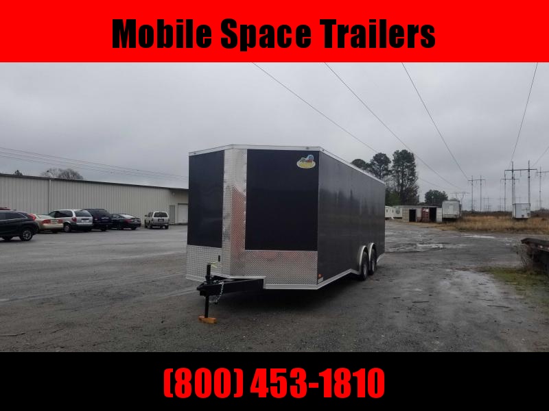 Covered Wagon Trailers 8.5x24 bkSpread axles ramp door Enclosed Cargo Covered Wagon Trailers 8.5x24 bkSpread axles ramp door Enclosed Cargo