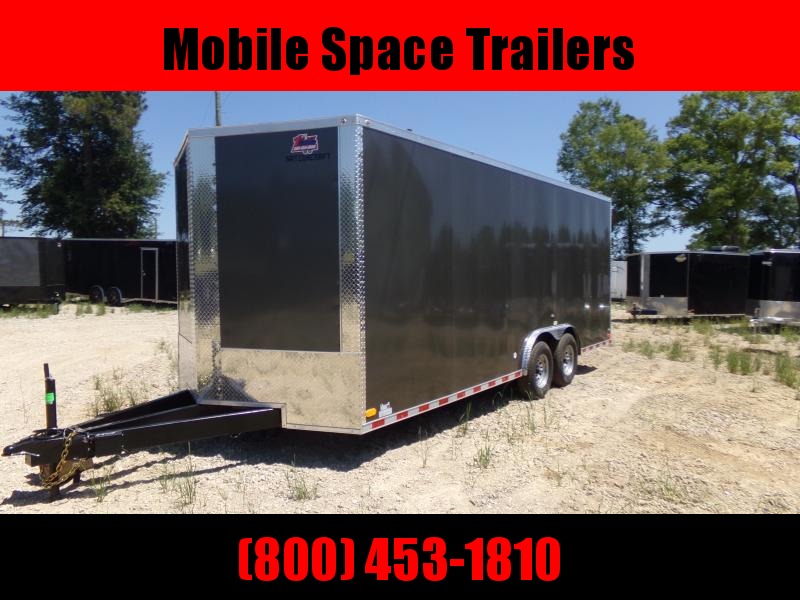 8.5X20 10K grey Polycore Carhauler Enclosed Cargo Trailer 8.5X20 10K grey Polycore Carhauler Enclosed Cargo Trailer