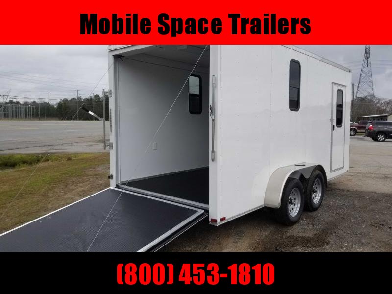 7x16 Finished AC Elec PKG ramp door Enclosed Cargo Trailer 7x16 Finished AC Elec PKG ramp door Enclosed Cargo Trailer