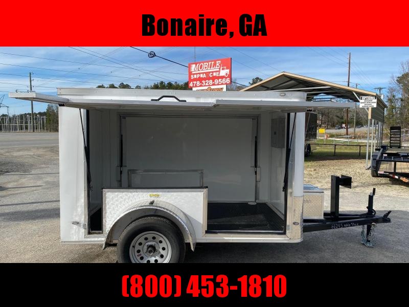 5x8 Batwing Sides Pressure Washing/Tool Enclosed Cargo Trailer 5x8 Batwing Sides Pressure Washing/Tool Enclosed Cargo Trailer