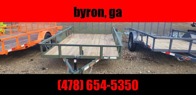 Down 2 Earth Trailers 76x12ut Utility Trailer Flat Deck