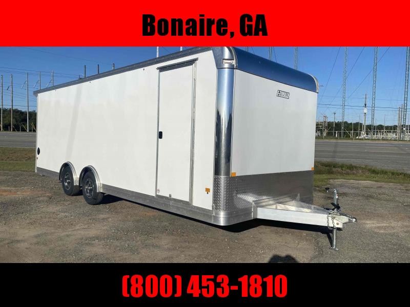Mission 8.5x24 Wh car hauler spread axle ramp door Elite Ecsape door Enclosed Cargo Trailer Mission 8.5x24 Wh car hauler spread axle ramp door Elite Ecsape door Enclosed Cargo Trailer