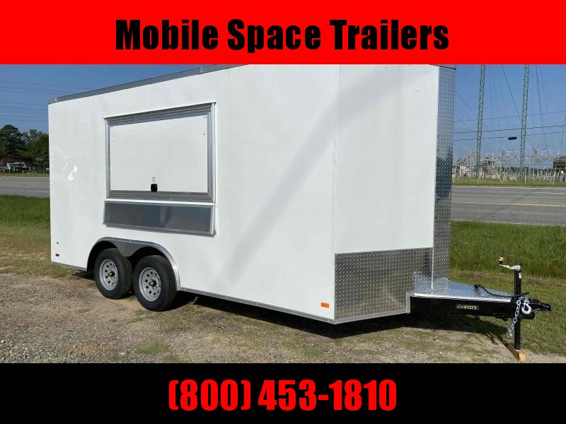 8 5x16 enclosed cargo 3x6 glass and sceen Concession Vending Concession Trailer 8 5x16 enclosed cargo 3x6 glass and sceen Concession Vending Concession Trailer
