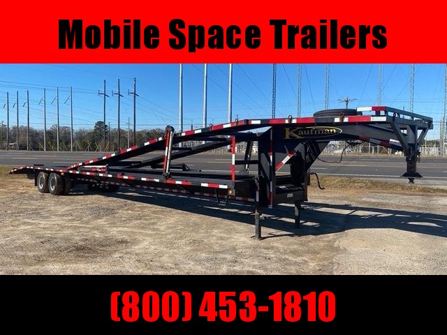 2016 Kaufman Trailers Used 4 Car Gooseneck Deckover Trailer 2016 Kaufman Trailers Used 4 Car Gooseneck Deckover Trailer