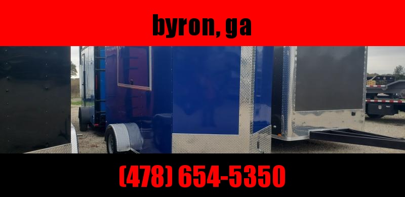 6x12 3x6 Window blue Enclosed Cargo Concesion 6x12 3x6 Window blue Enclosed Cargo Concesion
