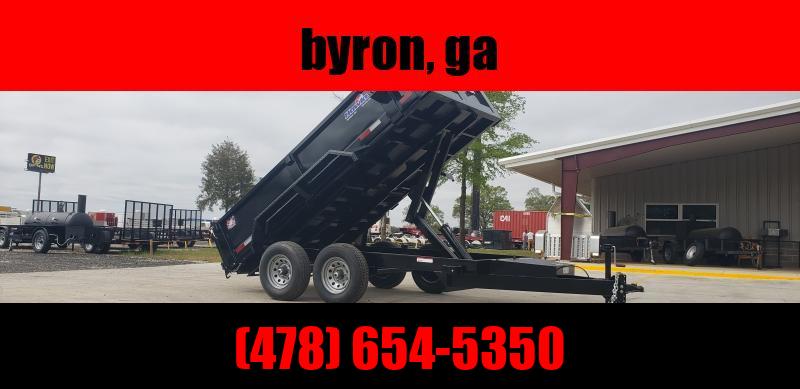  Hawke 6x12 24" high side 10k Low Pro Dump Trailer 