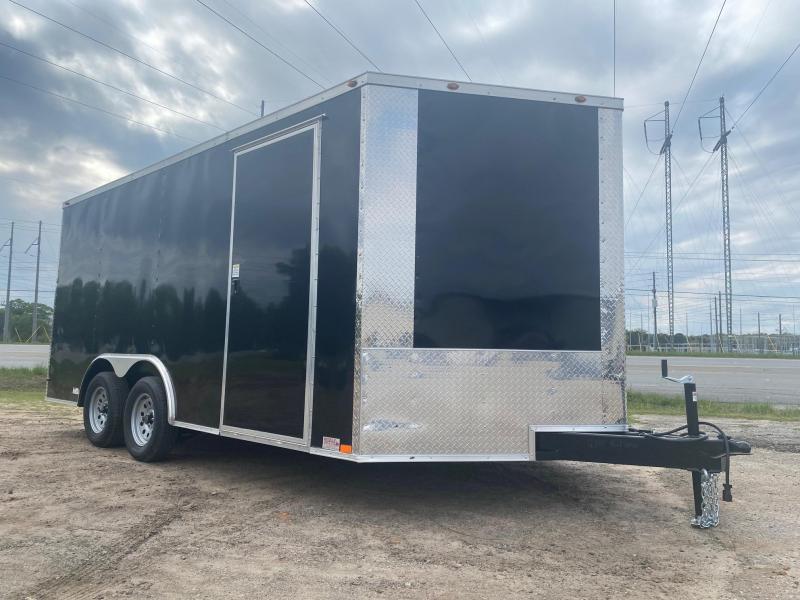1st Place Cargo 8.5x16 6'6" Interior ramp door BLACK Enclosed Cargo Trailer 1st Place Cargo 8.5x16 6'6" Interior ramp door BLACK Enclosed Cargo Trailer