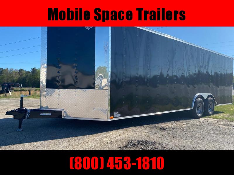 8.5X24 Black 10K Black Semi-Screwless Carhauler Enclosed Cargo Trailer 8.5X24 Black 10K Black Semi-Screwless Carhauler Enclosed Cargo Trailer