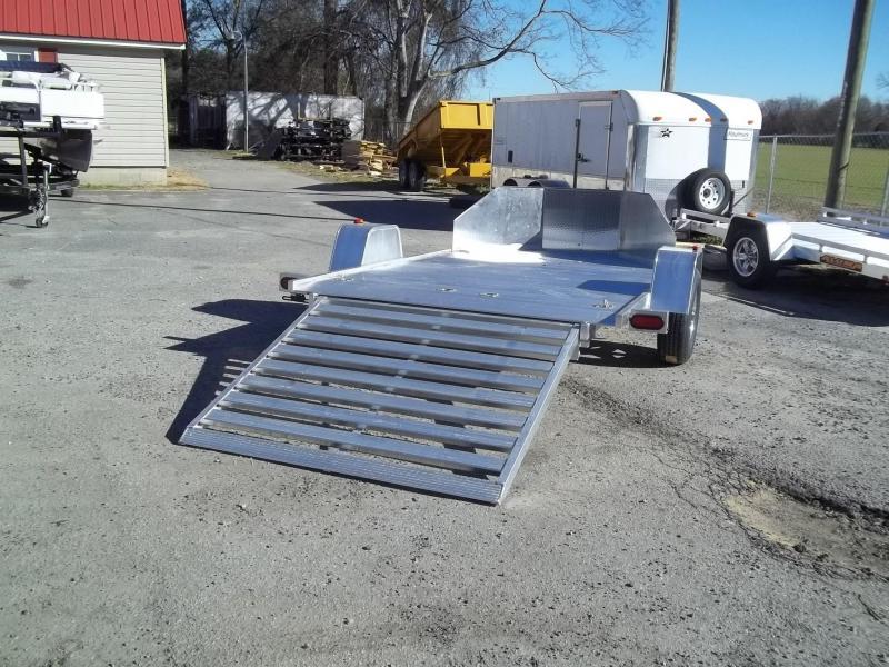 2023 Aluma double motorcycle trailer MC210 Mobile Space Trailers