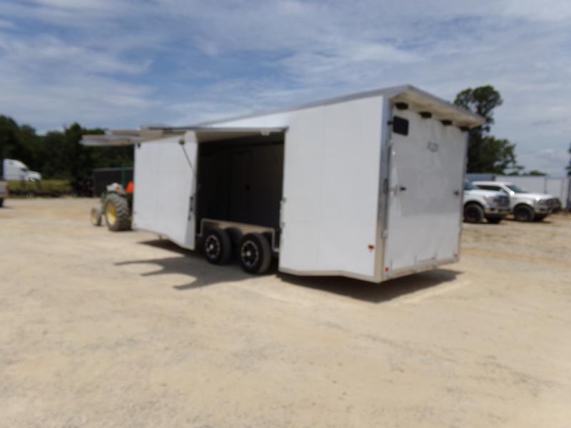 Aluminum 8x24 Trailer Black Enclosed Car hauler / Racing Trailer