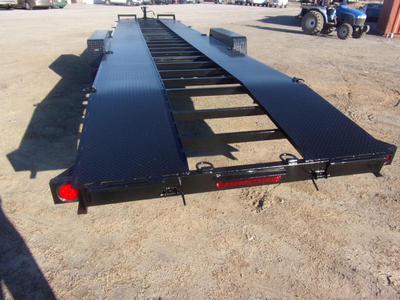 Superior Trailers 34 2 Car Hauler 8" channel frame open Steel Deck