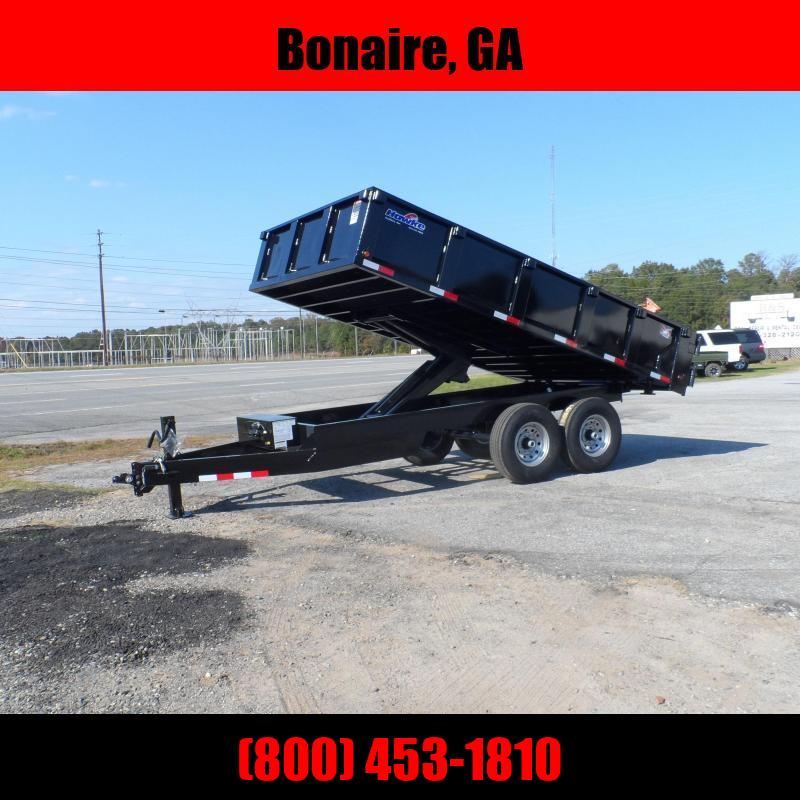 Hawke 8x14 24 high side 15k Deck Over Dump Trailer  0a721219299b3cc772943379acffd7a4