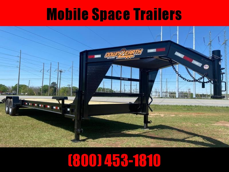 Down 2 Earth Trailers 34' 2 Car Hauler Gooseneck Down 2 Earth Trailers 34' 2 Car Hauler Gooseneck