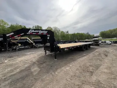 2026 Liberty Trailers 102X20+5 24K GOOSENECK EQUIPMENT TRAILER W/ MEGA RAMPS