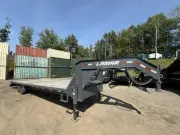 2025 Lamar 102X25+5 14K GOOSENECK EQUIPMENT TRAILER W/ MEGA RAMPS