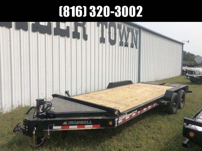 2021 IRON BULL 83X20 EQUIPMENT HAULER TRAILER WITH HEAVY DUTY I-BEAM FRAME 2021 IRON BULL 83X20 EQUIPMENT HAULER TRAILER WITH HEAVY DUTY I-BEAM FRAME