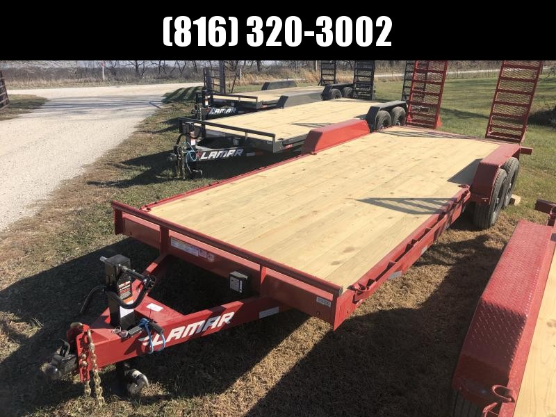 2021 LAMAR 83X22 EQUIPMENT HAULER TRAILER W/ 7K AXLES 2021 LAMAR 83X22 EQUIPMENT HAULER TRAILER W/ 7K AXLES
