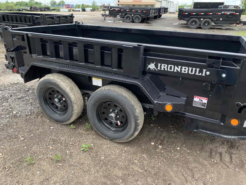 2021 IRON BULL 60X10 MINI DUMP TRAILER 6x10 Trailers For Sale