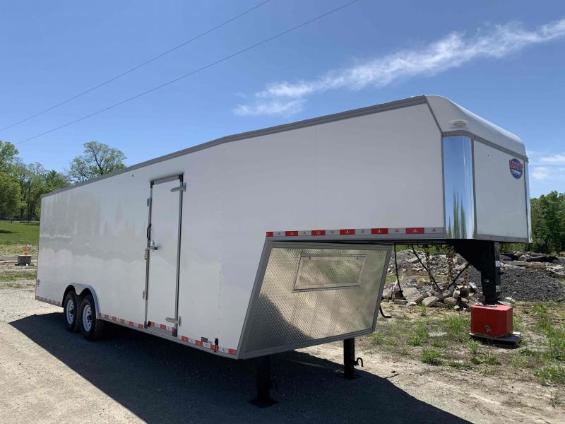 2021 UNITED 8.5 X 32 X 7 GOOSENECK ENCLOSED CARGO TRAILER 2021 UNITED 8.5 X 32 X 7 GOOSENECK ENCLOSED CARGO TRAILER