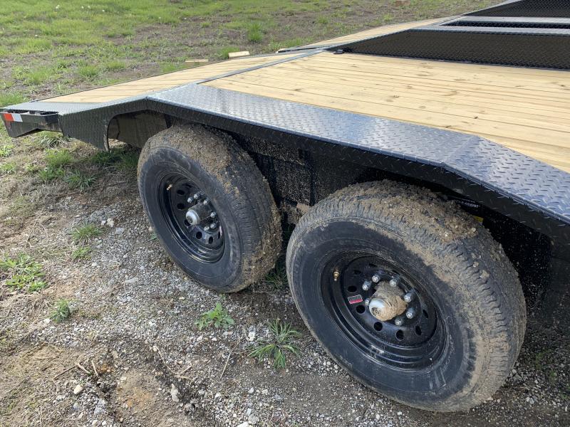 2021 IRON BULL 102 X 20 GOOSENECK EQUIPMENT TRAILER W/ DRIVE OVER