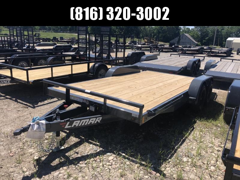 2020 USED LAMAR 83X16 EQUIPMENT HAULER TRAILER 2020 USED LAMAR 83X16 EQUIPMENT HAULER TRAILER