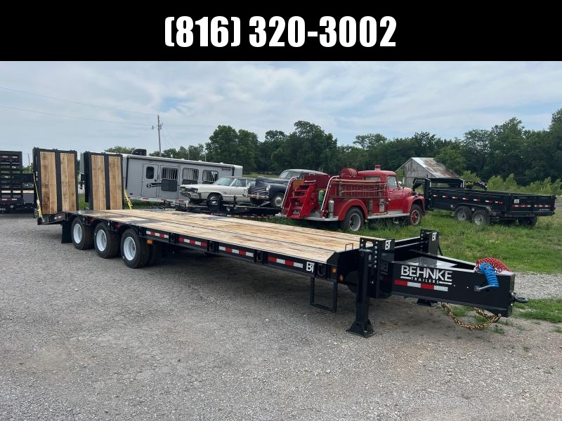 2023 BEHNKE 102X33 DECKOVER FLAT BED EQUIPMENT TRAILER W/TRIPLE 20K AXLES AND AIR BRAKES 2023 BEHNKE 102X33 DECKOVER FLAT BED EQUIPMENT TRAILER W/TRIPLE 20K AXLES AND AIR BRAKES