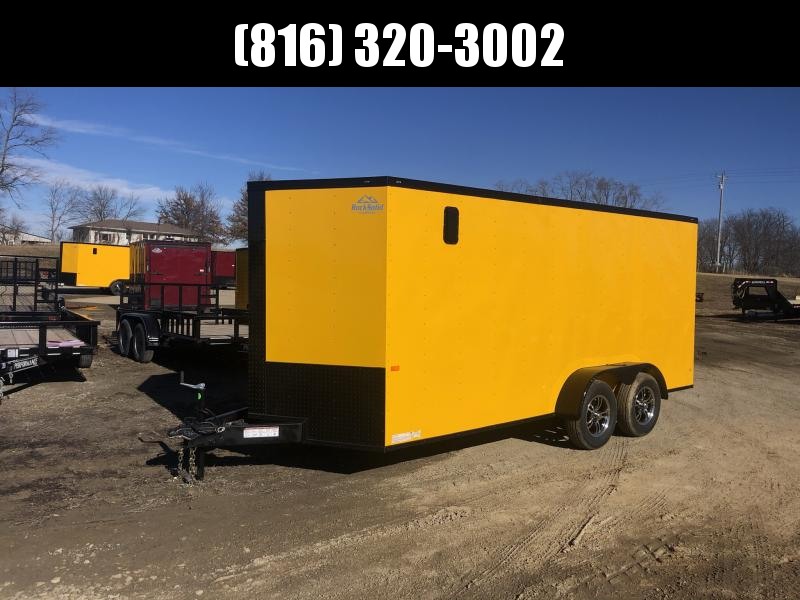 2021 ROCK SOLID 7 X 16 X 6.3 ENCLOSED CARGO TRAILER WITH BLACK TRIM PACKAGE 2021 ROCK SOLID 7 X 16 X 6.3 ENCLOSED CARGO TRAILER WITH BLACK TRIM PACKAGE
