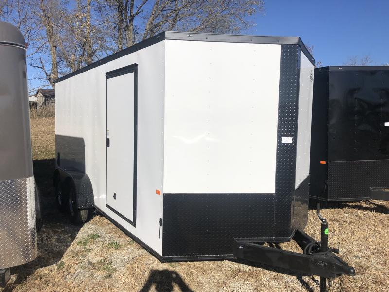 2021 ROCK SOLID 7 X 16 X 6.3 ENCLOSED CARGO TRAILER WITH BLACK TRIM PACKAGE 2021 ROCK SOLID 7 X 16 X 6.3 ENCLOSED CARGO TRAILER WITH BLACK TRIM PACKAGE