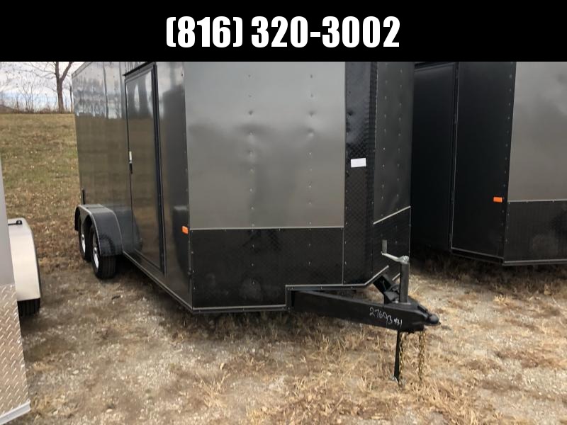 2021 ROCK SOLID 7 X 16 X 7 ENCLOSED CARGO TRAILER WITH BLACK TRIM PACKAGE 2021 ROCK SOLID 7 X 16 X 7 ENCLOSED CARGO TRAILER WITH BLACK TRIM PACKAGE