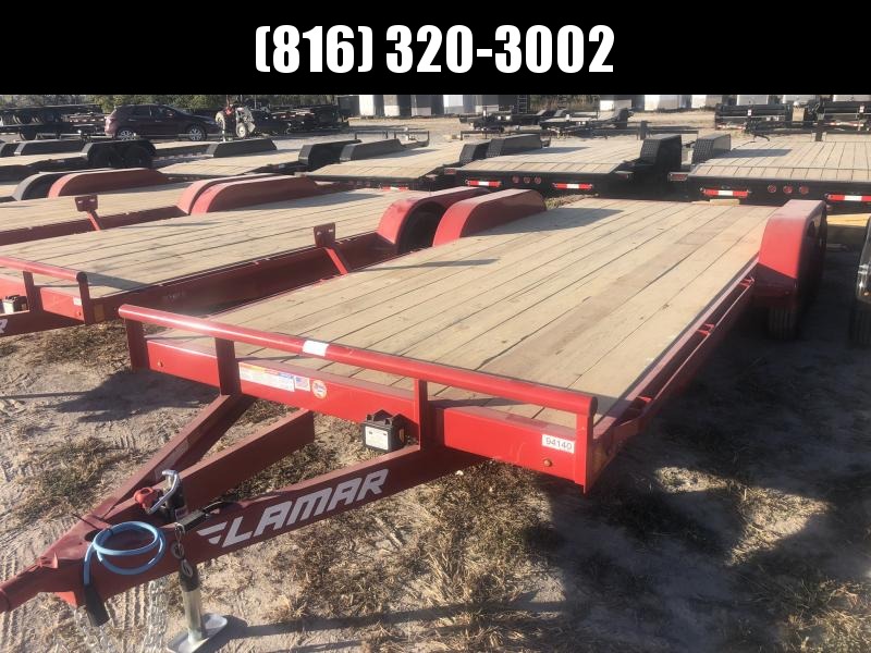 2021 LAMAR 83X20 EQUIPMENT HAULER TRAILER W/ 2' DOVE TAIL 2021 LAMAR 83X20 EQUIPMENT HAULER TRAILER W/ 2' DOVE TAIL