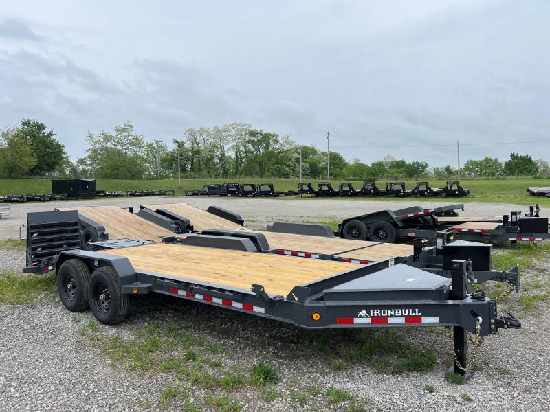 2022 Iron Bull 102x26' Gooseneck Low Profile Power Tilt Equipment