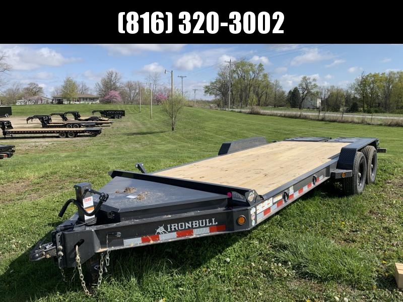 2021 IRON BULL 83X20 EQUIPMENT HAULER TRAILER W/ I-BEAM FRAME 2021 IRON BULL 83X20 EQUIPMENT HAULER TRAILER W/ I-BEAM FRAME