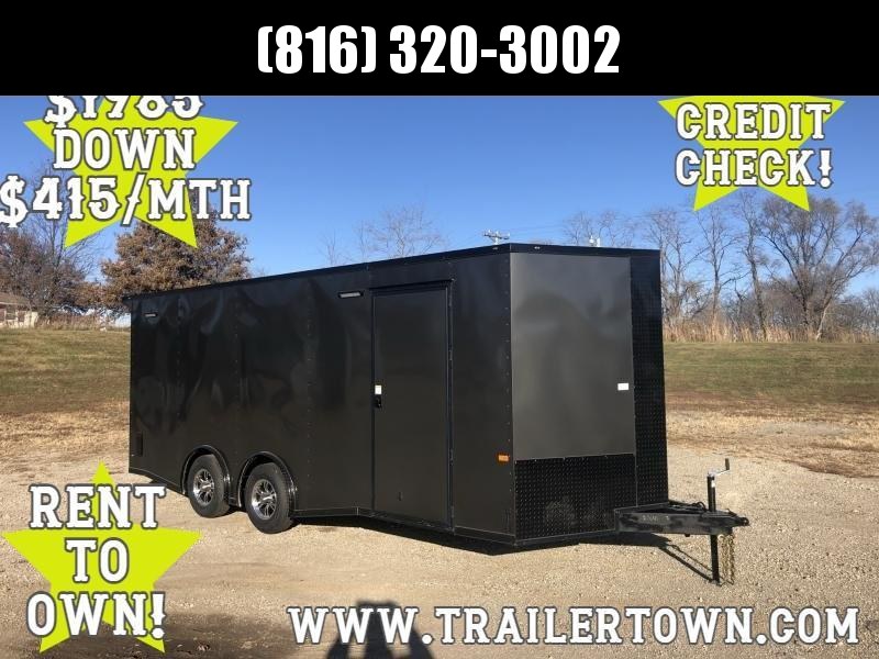 2021 ROCK SOLID 8.5 X 20 X 7 DELUXE ENCLOSED CARGO TRAILER WITH BLACK TRIM PACKAGE 2021 ROCK SOLID 8.5 X 20 X 7 DELUXE ENCLOSED CARGO TRAILER WITH BLACK TRIM PACKAGE