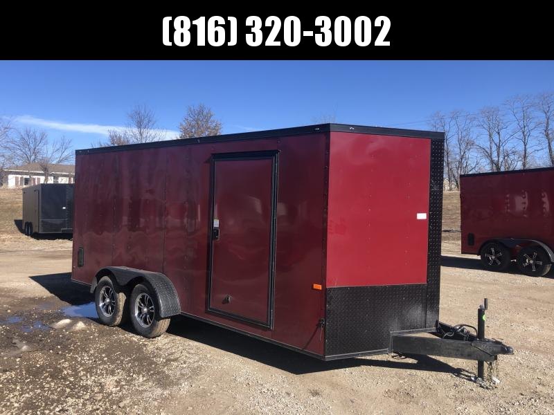 2021 ROCK SOLID 7 X 16 X 6.3 ENCLOSED CARGO TRAILER WITH BLACK TRIM PACKAGE 2021 ROCK SOLID 7 X 16 X 6.3 ENCLOSED CARGO TRAILER WITH BLACK TRIM PACKAGE