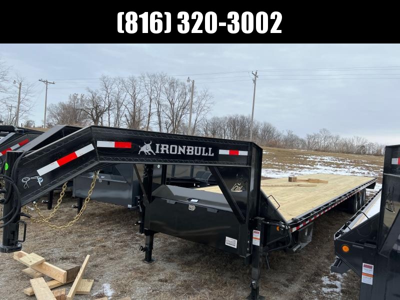 2022 IRON BULL 102X40 GOOSENECK DECK OVER FLAT BED TRAILER W/ TRIPLE 7K AXLES 2022 IRON BULL 102X40 GOOSENECK DECK OVER FLAT BED TRAILER W/ TRIPLE 7K AXLES